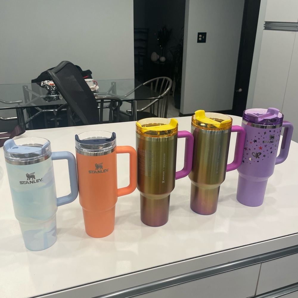 Stanley & Starbucks Tumblers and Insulated Mugs Collection Bundle of 4